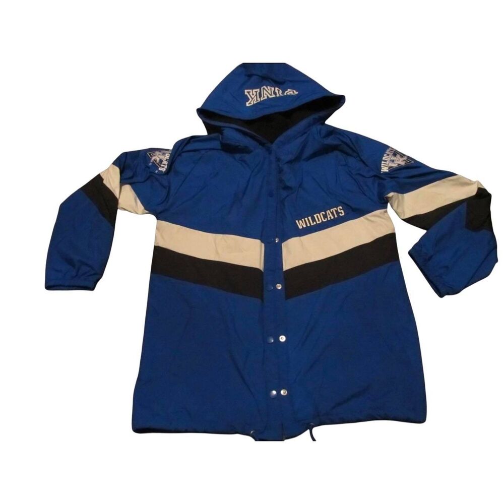 VICTORIA'S SECRET PINK KENTUCKY WILDCATS  SHERPA LINED COACHES JACKET M